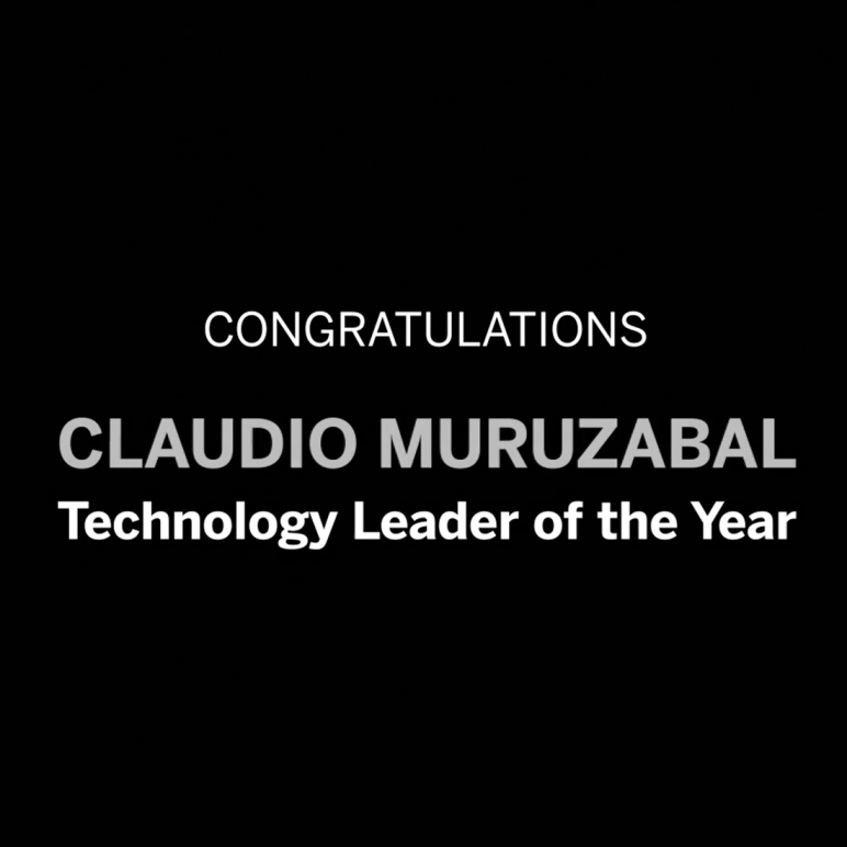 Bravo Awards Technology Leader of the Year Award: Claudio Muruzábal